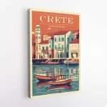 Crete Venetian Harbor Canvas