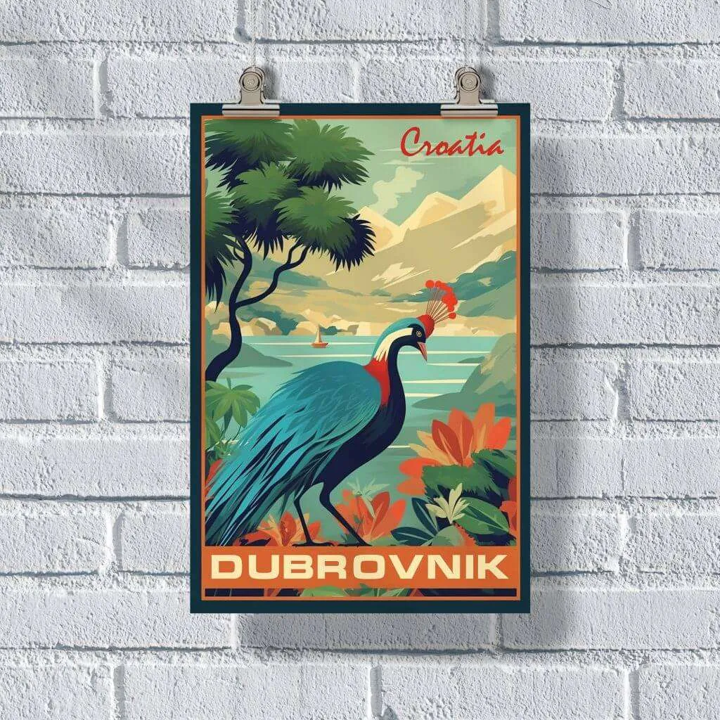 Dubrovnik Lokrum Island Poster