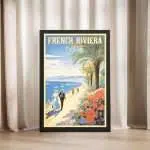 French Riviera Nice Promenade Des Anglais Framed Poster