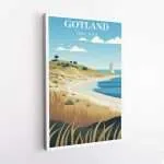 Gotland Tofta Beach Canvas