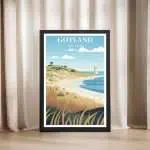 Gotland Tofta Beach Framed Poster