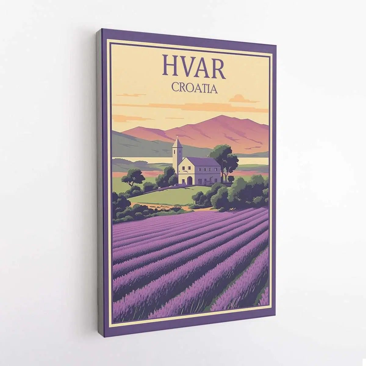 Hvar Lavender Fields Canvas