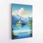 Lake Bled Slovenia 2 Canvas