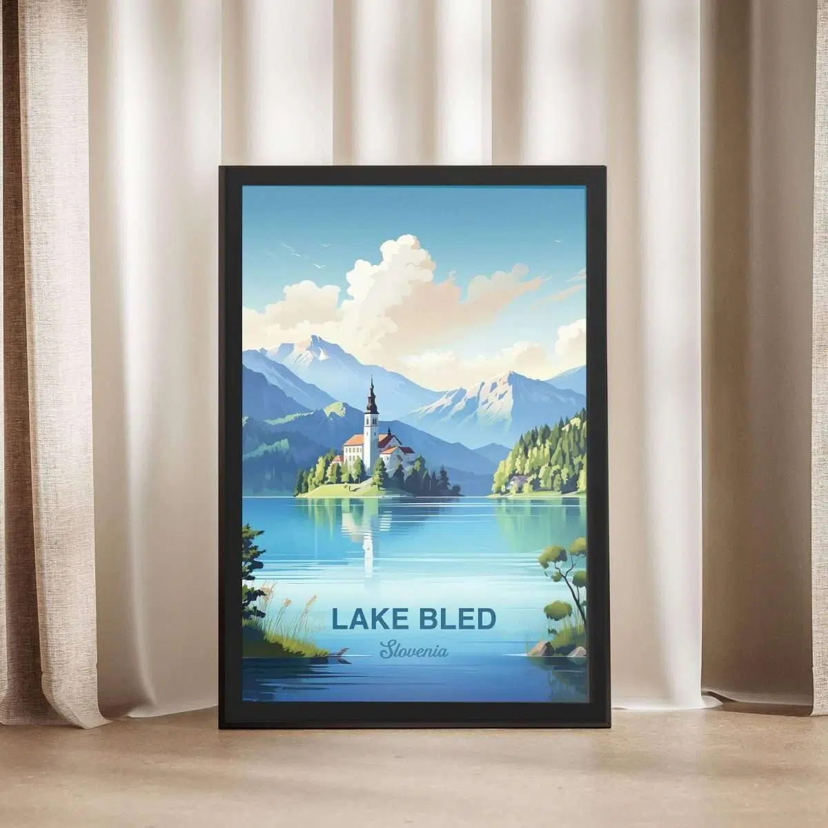 Lake Bled Slovenia 2 Framed Poster