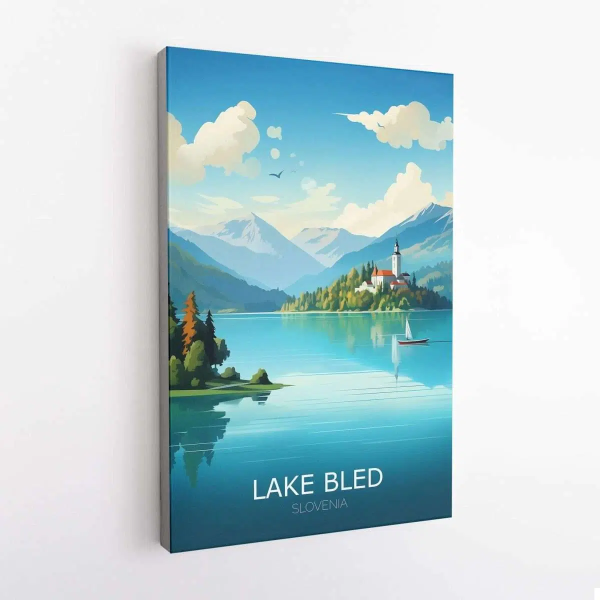 Lake Bled Slovenia Canvas