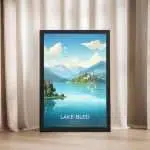 Lake Bled Slovenia Framed Poster