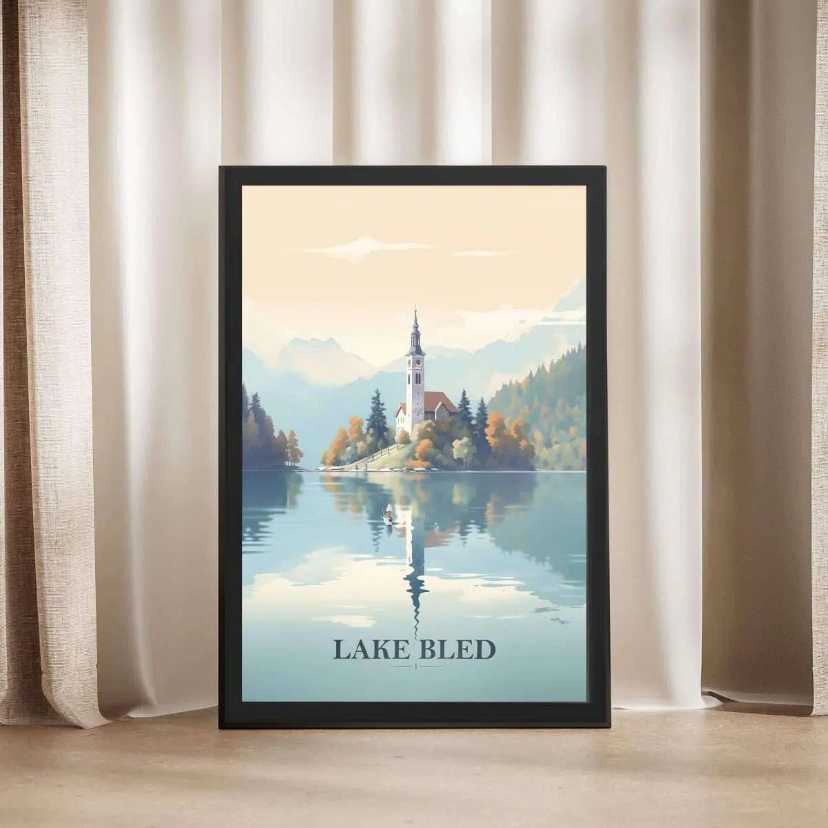 Lake Bled Framed Poster