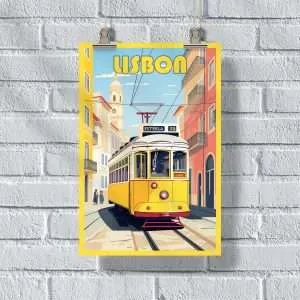 Lisbon Tram28 Poster