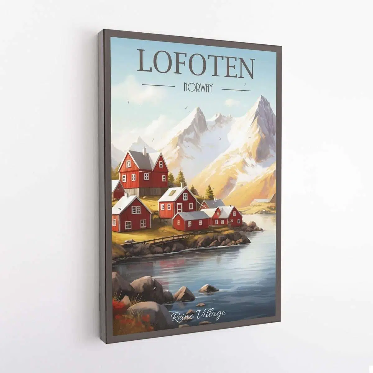 Lofoten Islands Reine Village Canvas