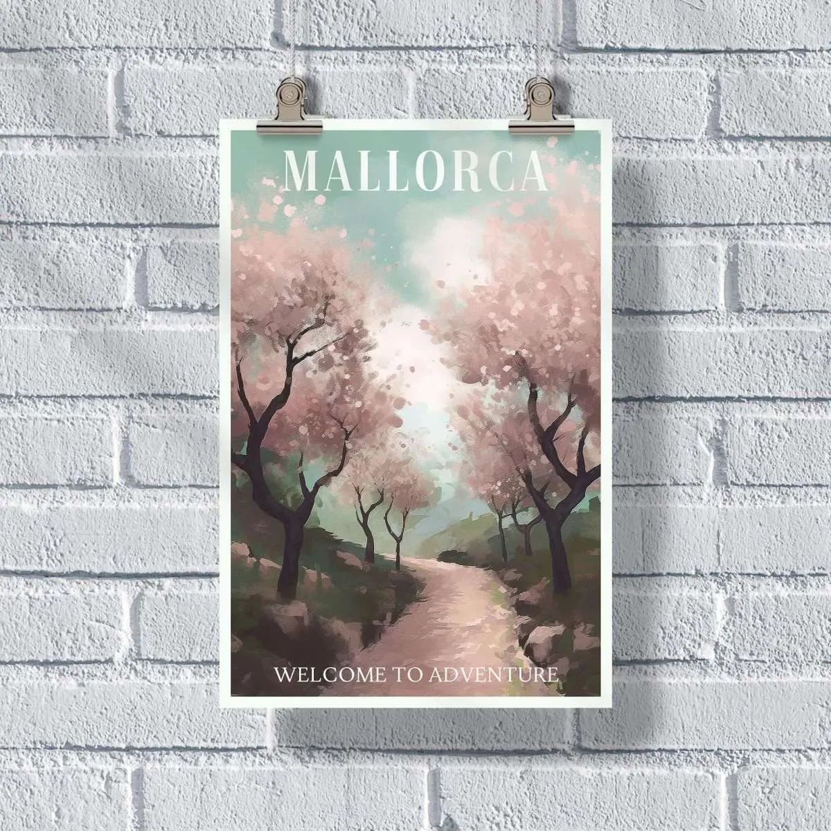 Mallorca Welcome To Adventure Poster