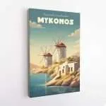 Mykonos Experience The Cosmopolitan Charm Canvas