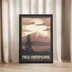 NEW HAMPSHIRE Framed Poster