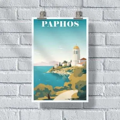 Paphos Cyprus Poster