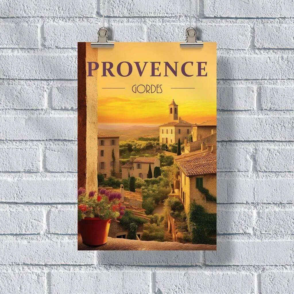 Provence Gordes Poster
