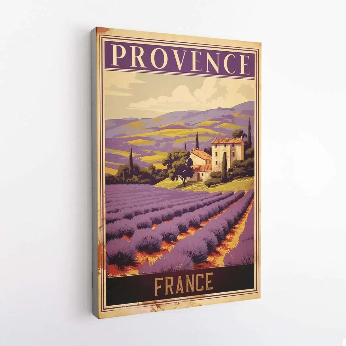 Provence Lavender Fields France Canvas