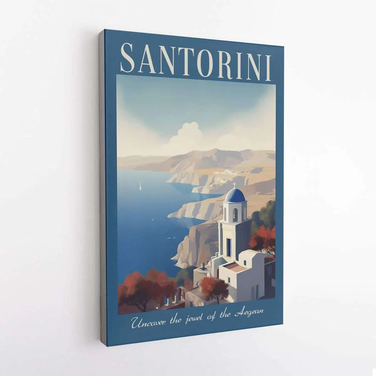 Santorini Uncover The Jewel Of The Aegean Canvas