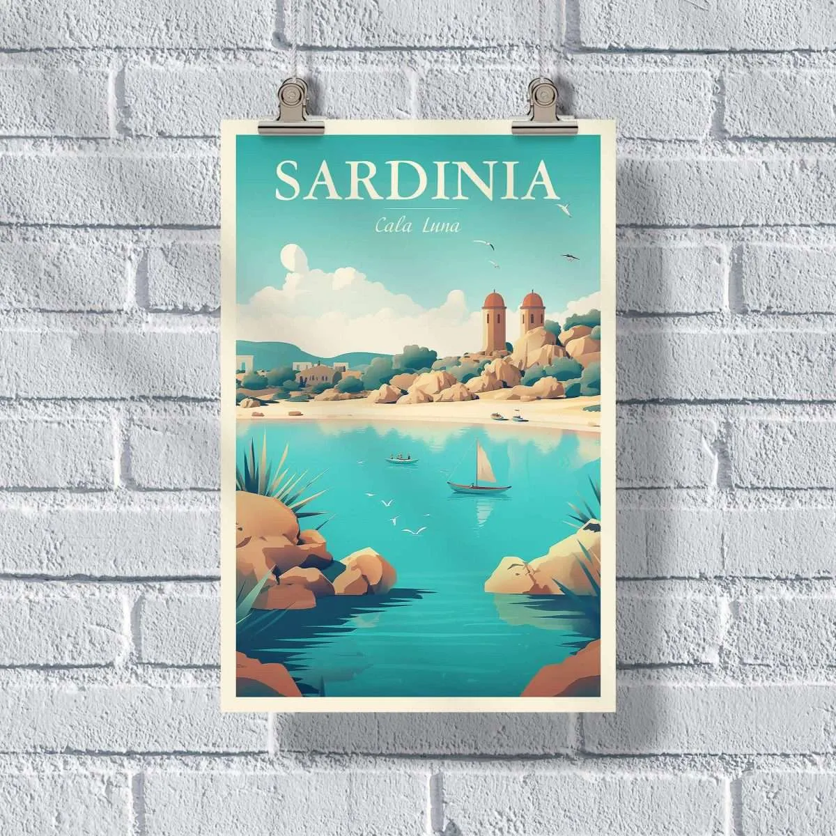 Sardinia Cala Luna Poster