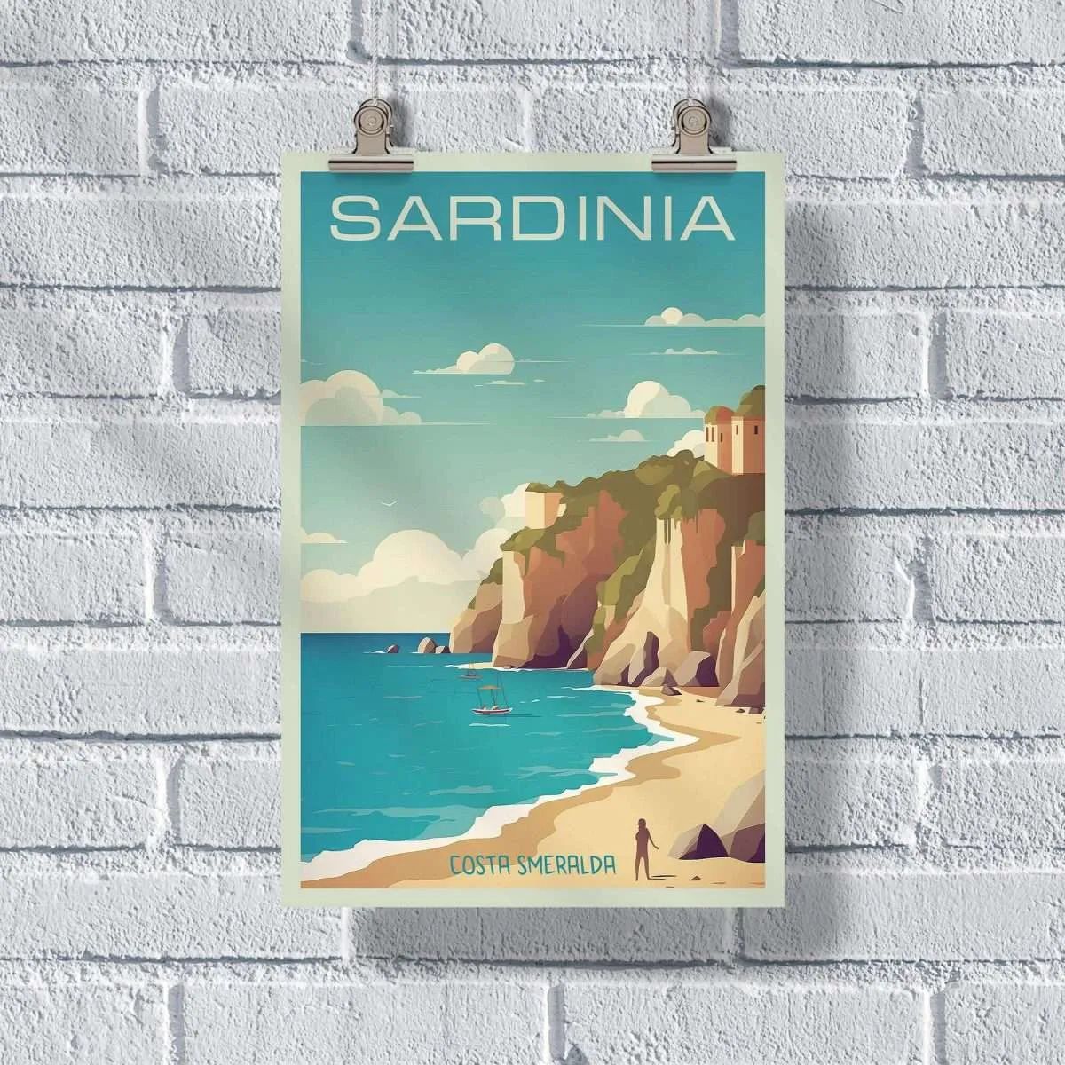 Sardinia Costa Smeralda Poster