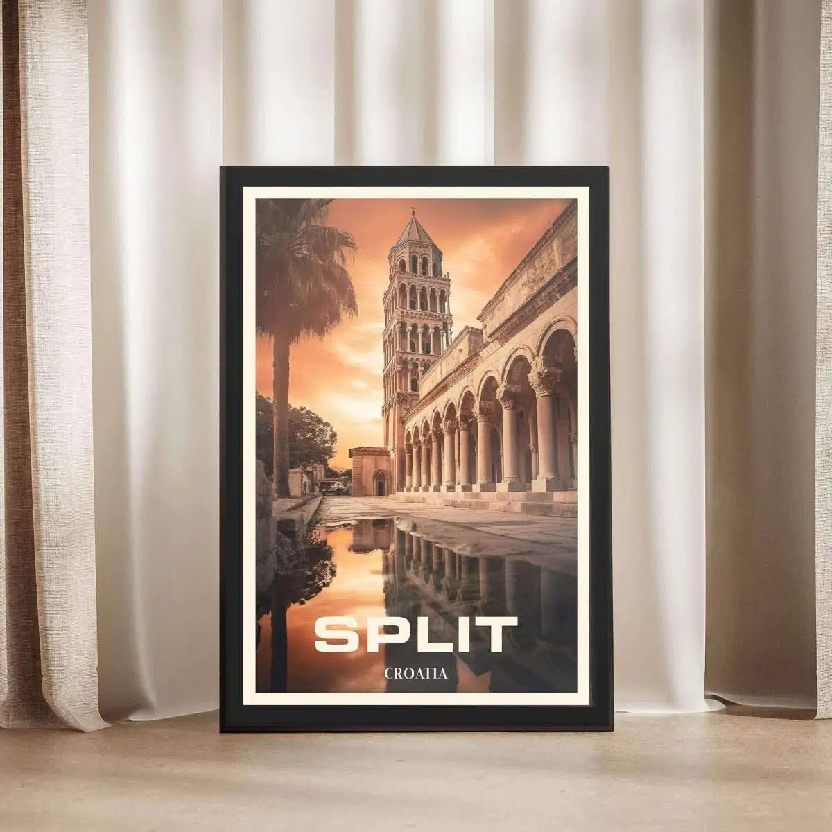 Split Cathedral Of Saint Domnius Framed Poster