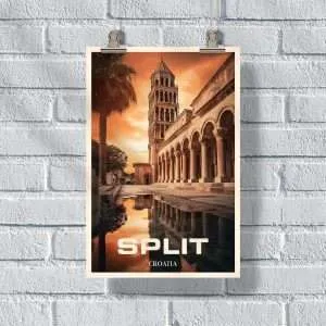 Split Cathedral Of Saint Domnius Poster