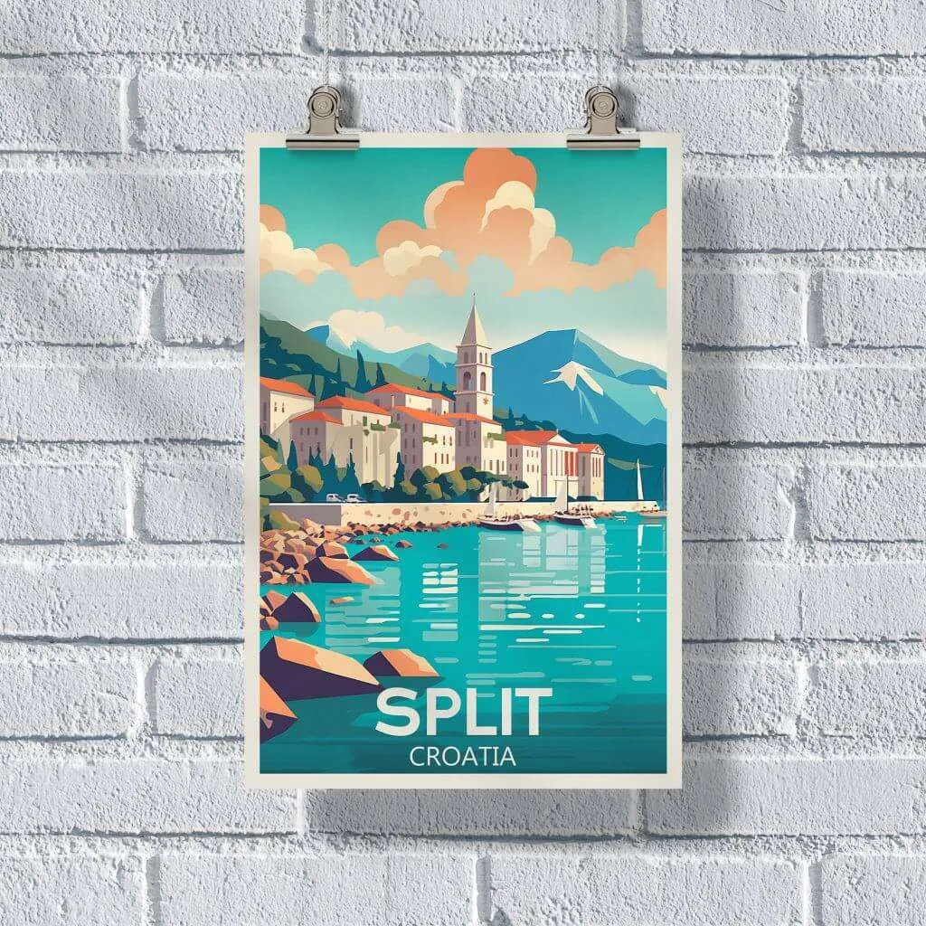 Split Croatia 2 Poster