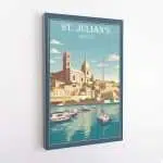 St. Julian's Malta Canvas