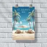 St. Julian's Relaxation Poster