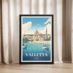 Valletta Malta Framed Poster