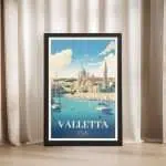 Valletta Malta Framed Poster