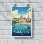 Valletta Malta Poster