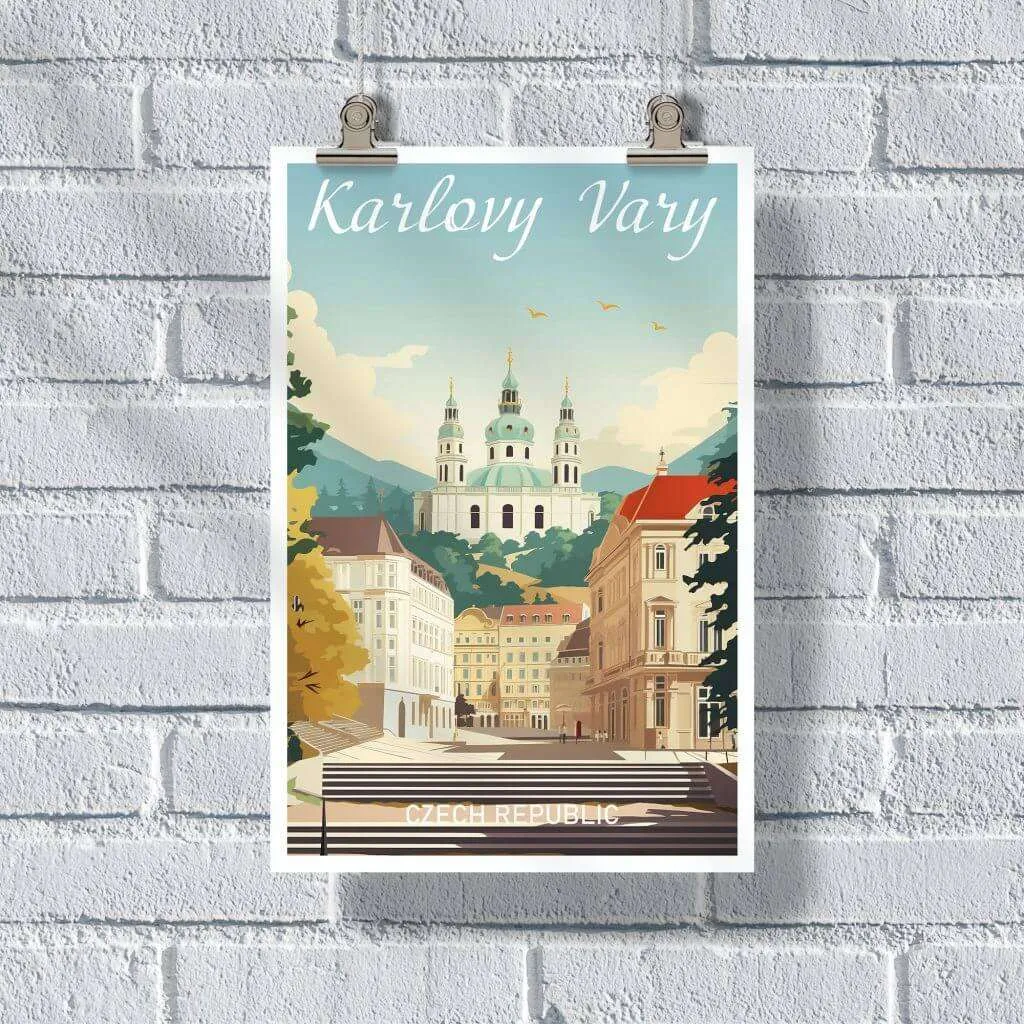 Karlovy Vary Cathedral Poster