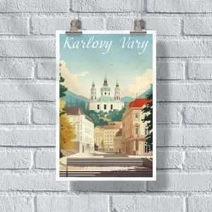 Karlovy Vary Cathedral Poster