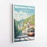 Karlovy Vary Tram Canvas