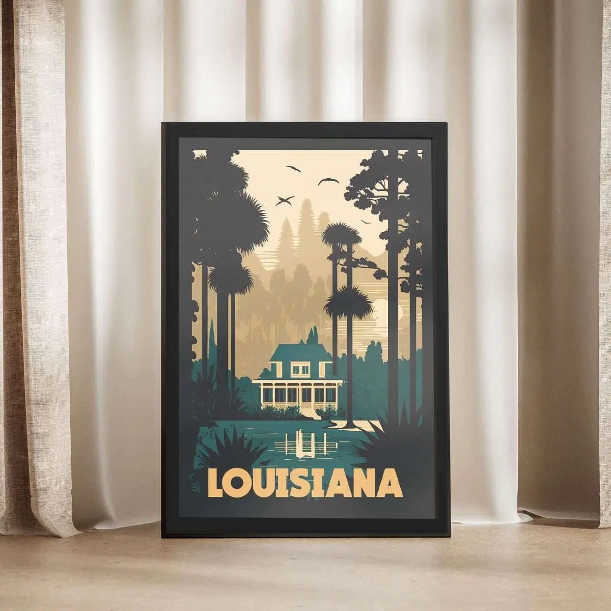 Louisiana Framed Poster