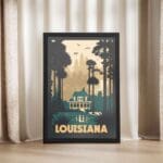 Louisiana Framed Poster