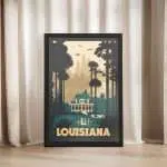 Louisiana Framed Poster