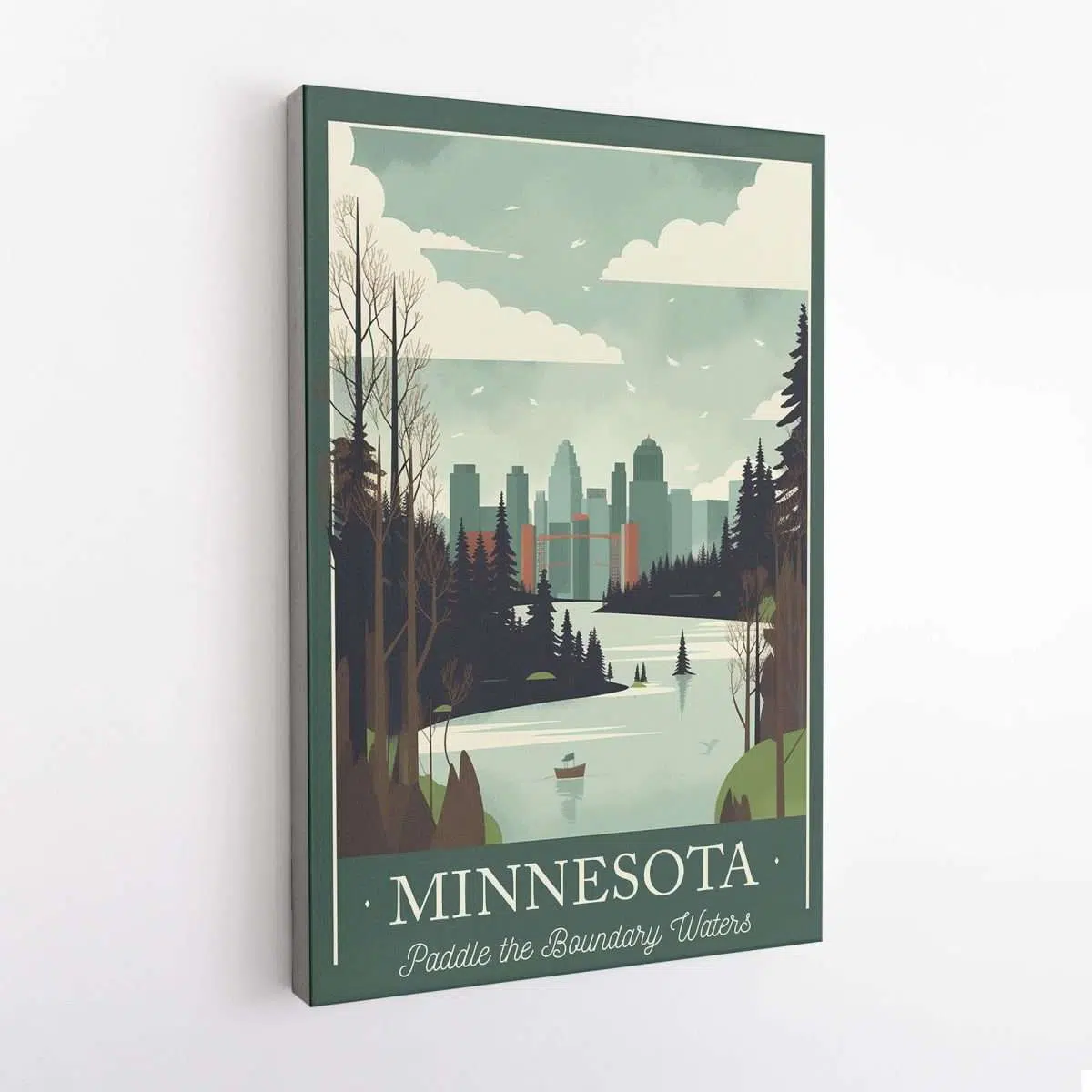 Minnesota Paddle The Boundary Waters Canvas