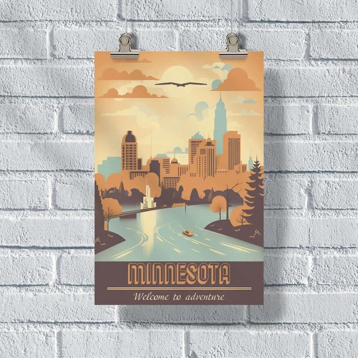 Minnesota Welcome To Adventore Poster