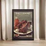 Missouri BBQ Capital Of America Framed Poster