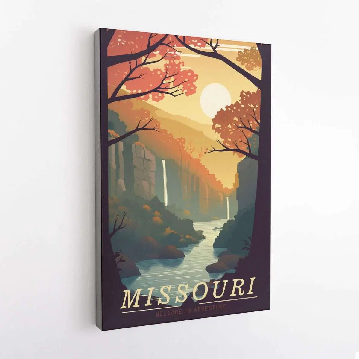 Missouri Welcome To Adventure Canvas