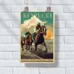 Kentucky Horse Races Poster UnitedWorldMemories