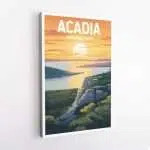 Acadia National Park Cadillac Mountain Dawn Canvas