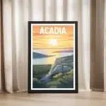 Acadia National Park Cadillac Mountain Dawn Framed Poster