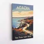 Acadia National Park Park Loop Road Adventure Canvas