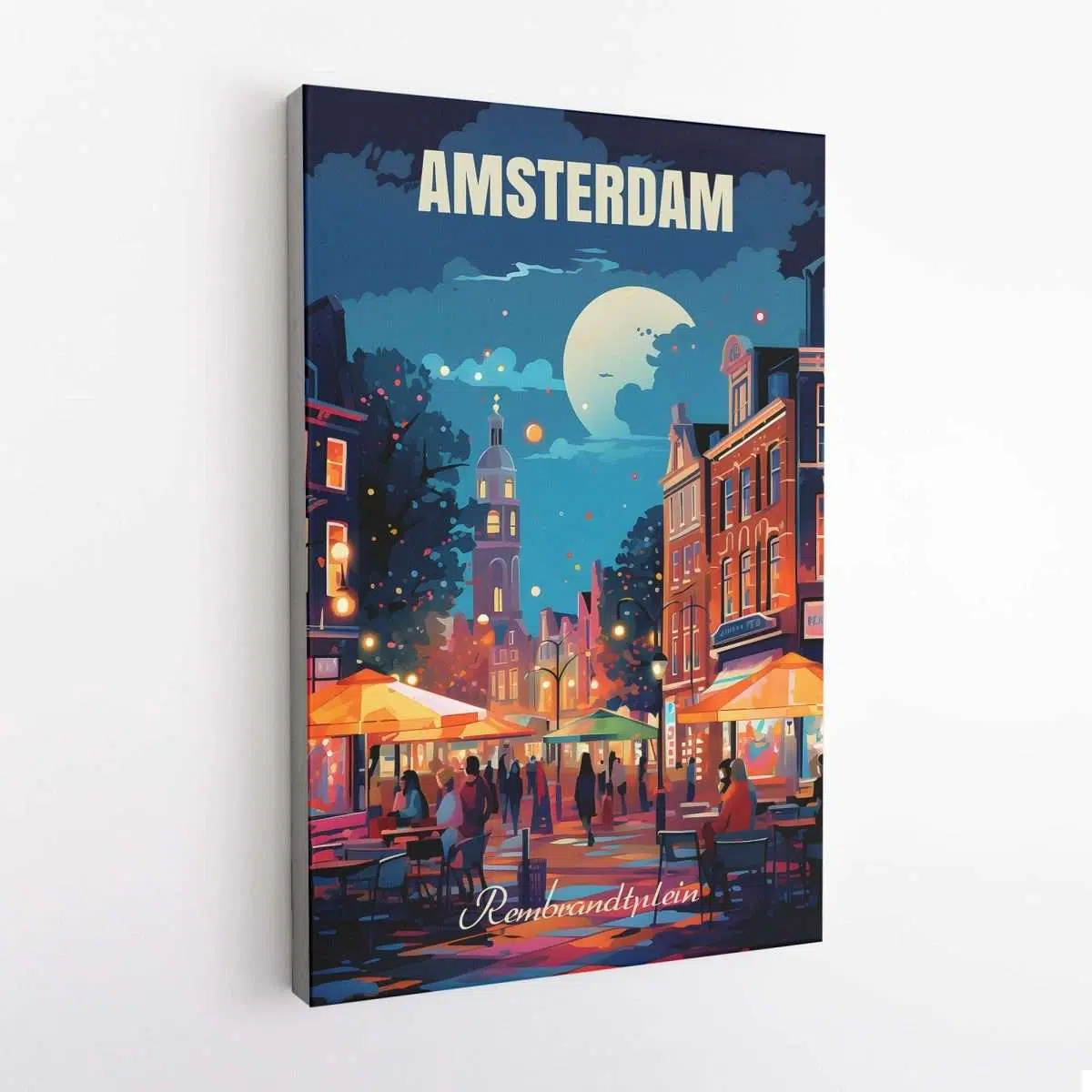 Amsterdam Rembrandtplein Canvas