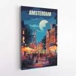 Amsterdam Rembrandtplein Canvas