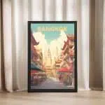 Bangkok Chinatown Framed Poster