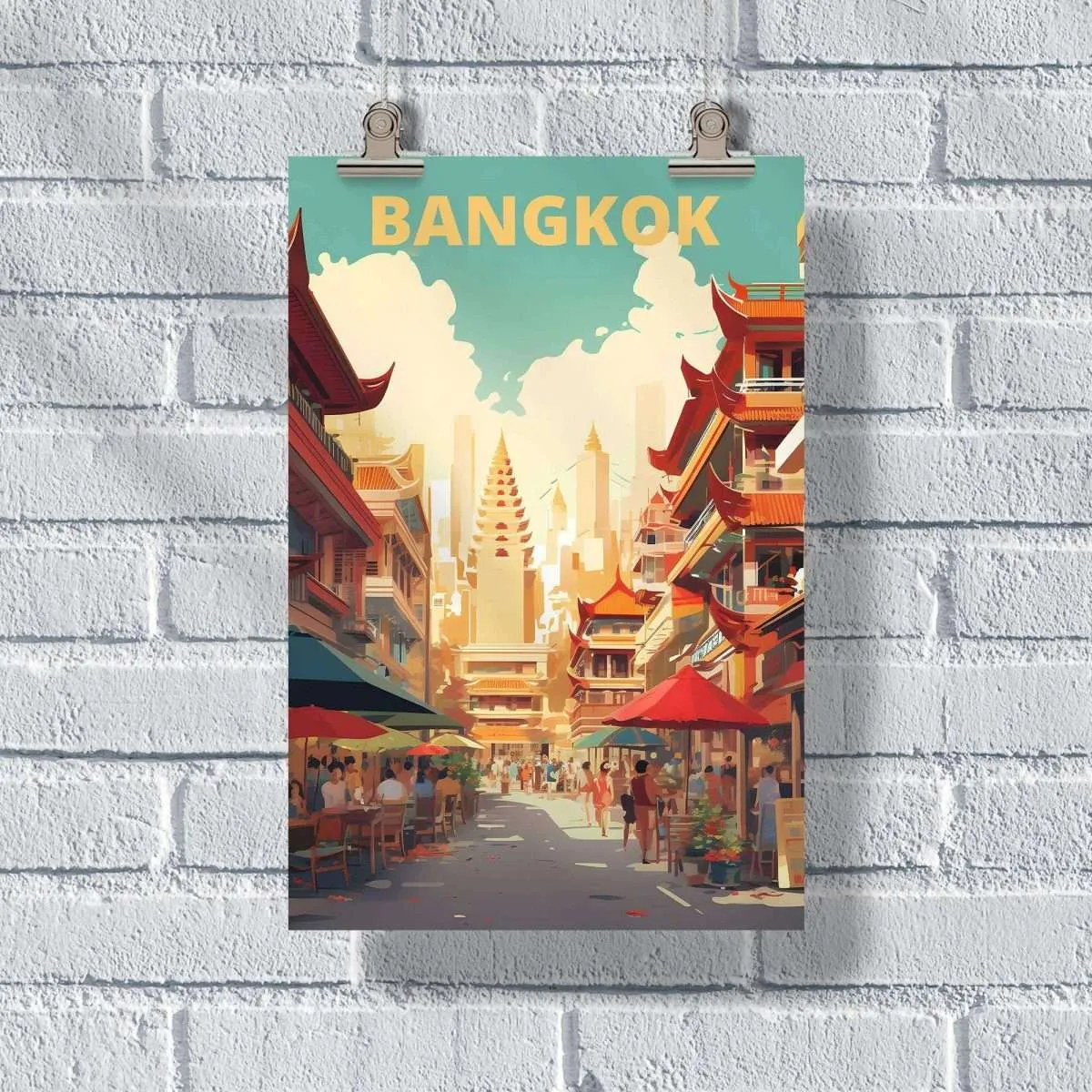 Bangkok Chinatown Poster