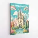 Barcelona La Sagrada Família Canvas