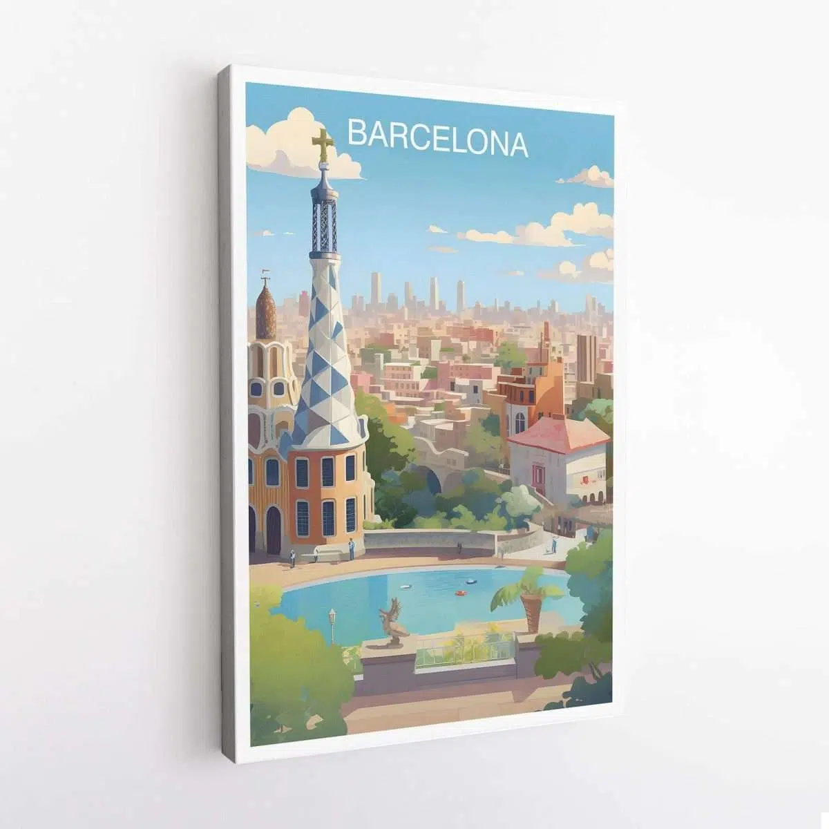 Barcelona Park Güell Canvas